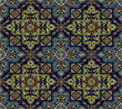 silk fabric antique print